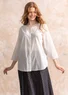 Blus "Evelyn" i ekologisk bomull (oblekt XL)