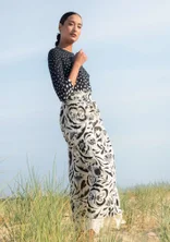 Jupe "Trollslända" en viscose - noir