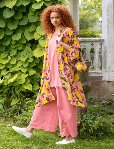 “Limone” rayon woven kimono - krsbrsblom