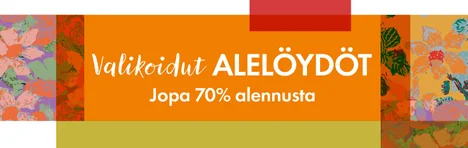 Valikoituja alelöytöjä – jopa –70 %