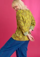 “Polli” sweater in organic/recycled cotton - avocado