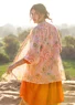 “Cumulus” woven-cotton kimono (light sand XL)