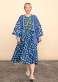 Kleid „Clay“ aus Bio-Baumwollgewebe - indigo