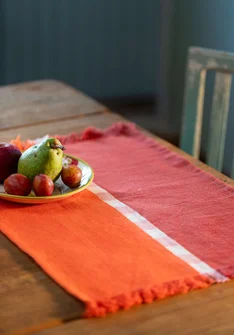 “Ira” organic cotton placemat - copper