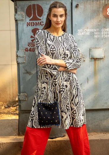 Jerseykleid „Polly“ aus Bio-Baumwolle/Modal - schwarz