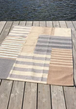 “Suiheisen” organic cotton rug - sandy soil