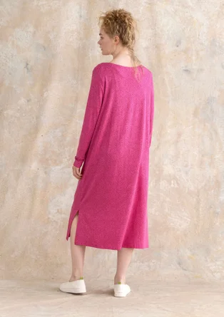 “Ada” lyocell/elastane jersey dress - hibiscus/patterned