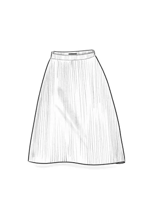 “Vinternatt” alpaca blend knit skirt - black