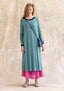 “Ada” jersey dress in lyocell/spandex aqua green/patterned thumbnail