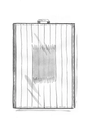 Küchentuch „Ira“ aus Bio-Baumwolle - brillantblau