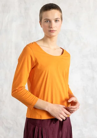 Organic cotton jersey top - physalis