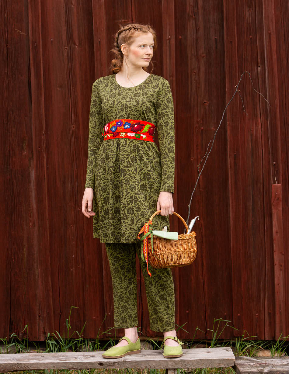 H.Moser Folkloristische blouse wolwit casual uitstraling Mode Traditionele jurken Folkloristische blouses 