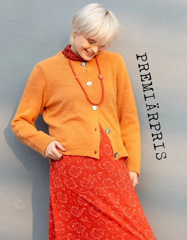 Knit cardigan in an alpaca blend