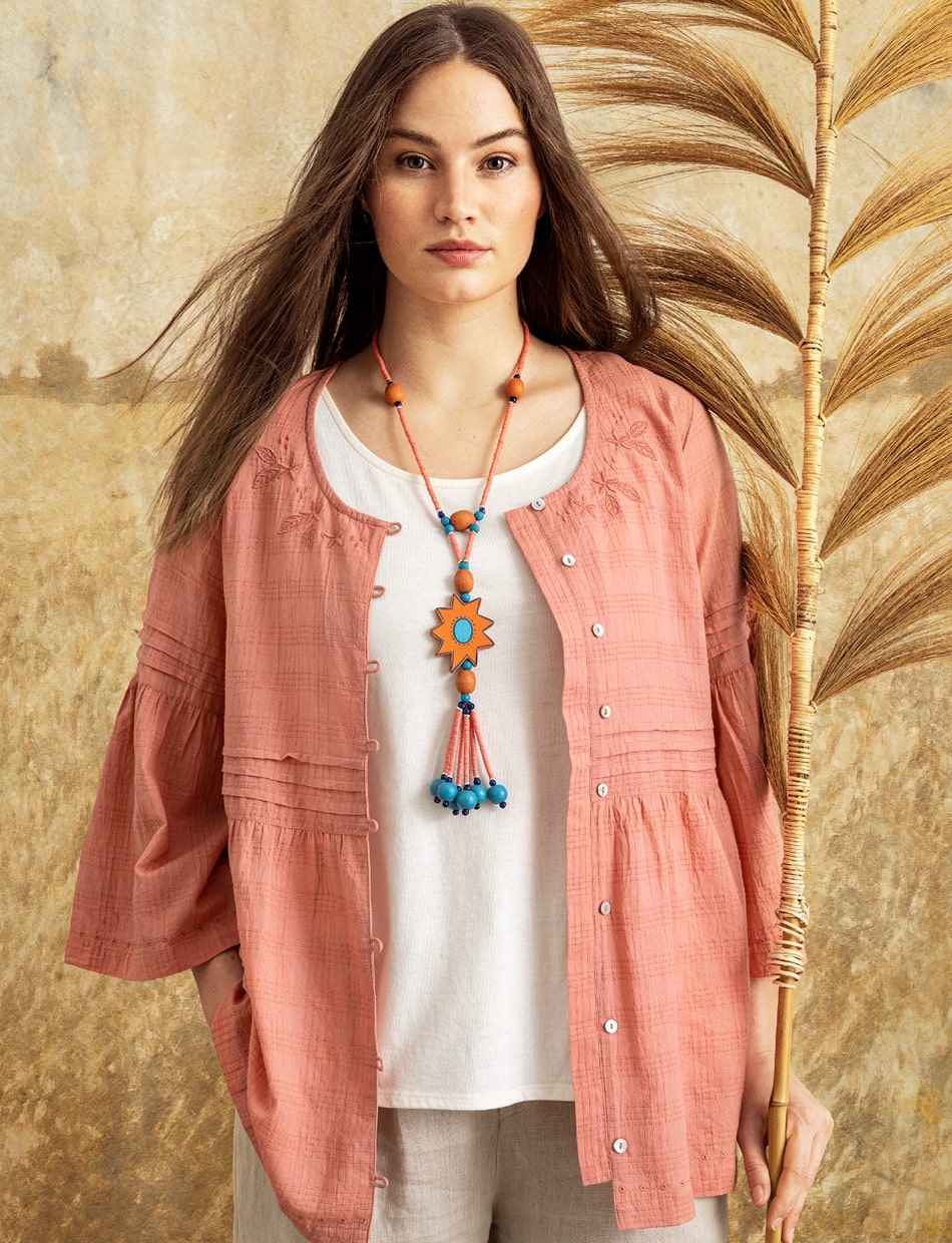 “Tanne” organic cotton blouse