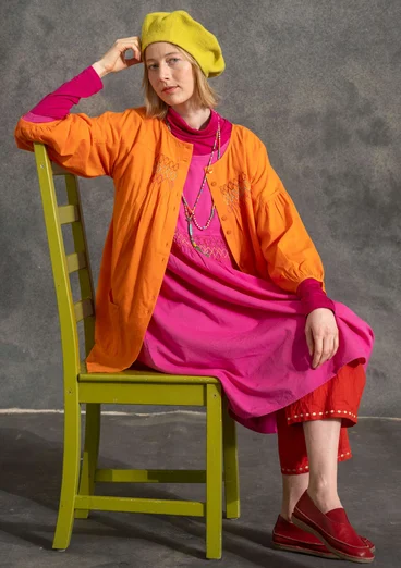 Artist’s blouse in organic cotton/modal - nektar