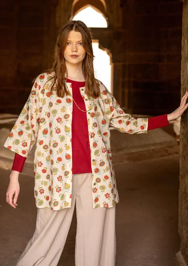 Blouse "Kristina" en coton biologique - coquillage