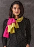 Cotton/silk shawl (yellow One Size)