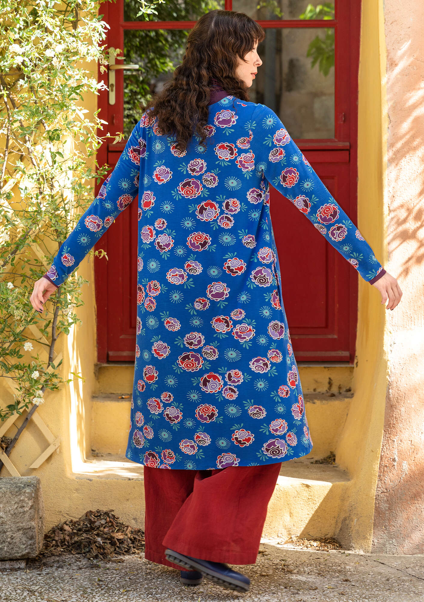 Robe  Maya  en jersey de lyocell/élasthanne bleuet thumbnail