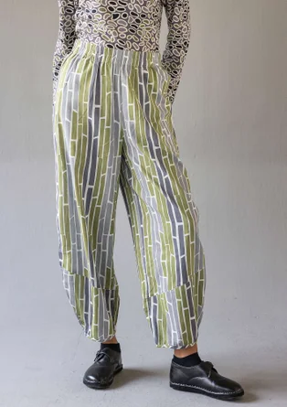 Hose „Bamboo“ aus Bio-Baumwollgewebe - vanille