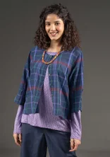 Blouse "Kate" van geweven biologisch katoen - inkt