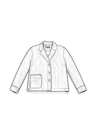 Cordjacke „Rime“ aus Bio-Baumwolle - schwarz