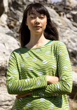 “Dina” organic cotton/modal top - pistachio