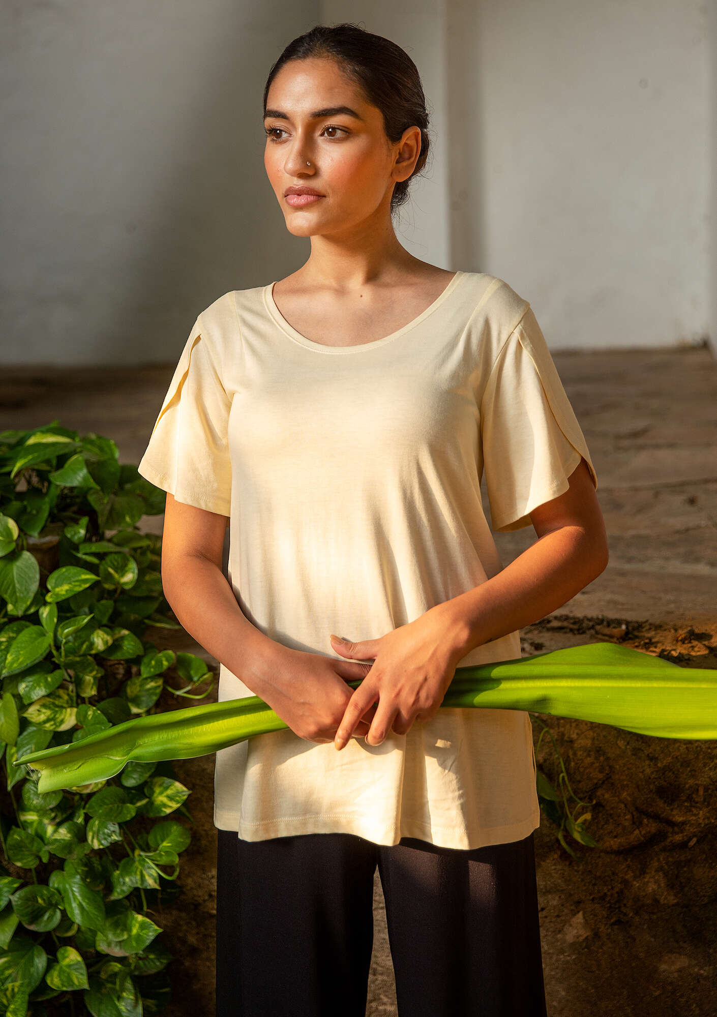 Shirt aus Bio-Baumwolle/Modal holunderblüte thumbnail