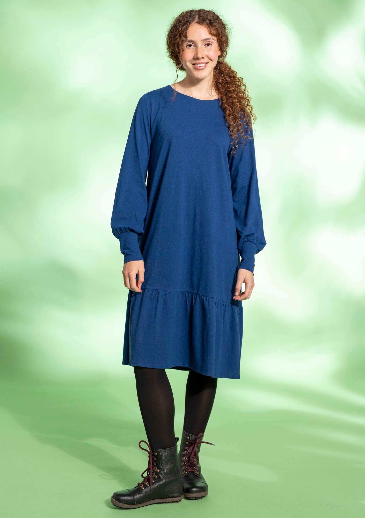 Linen jersey dress on sale