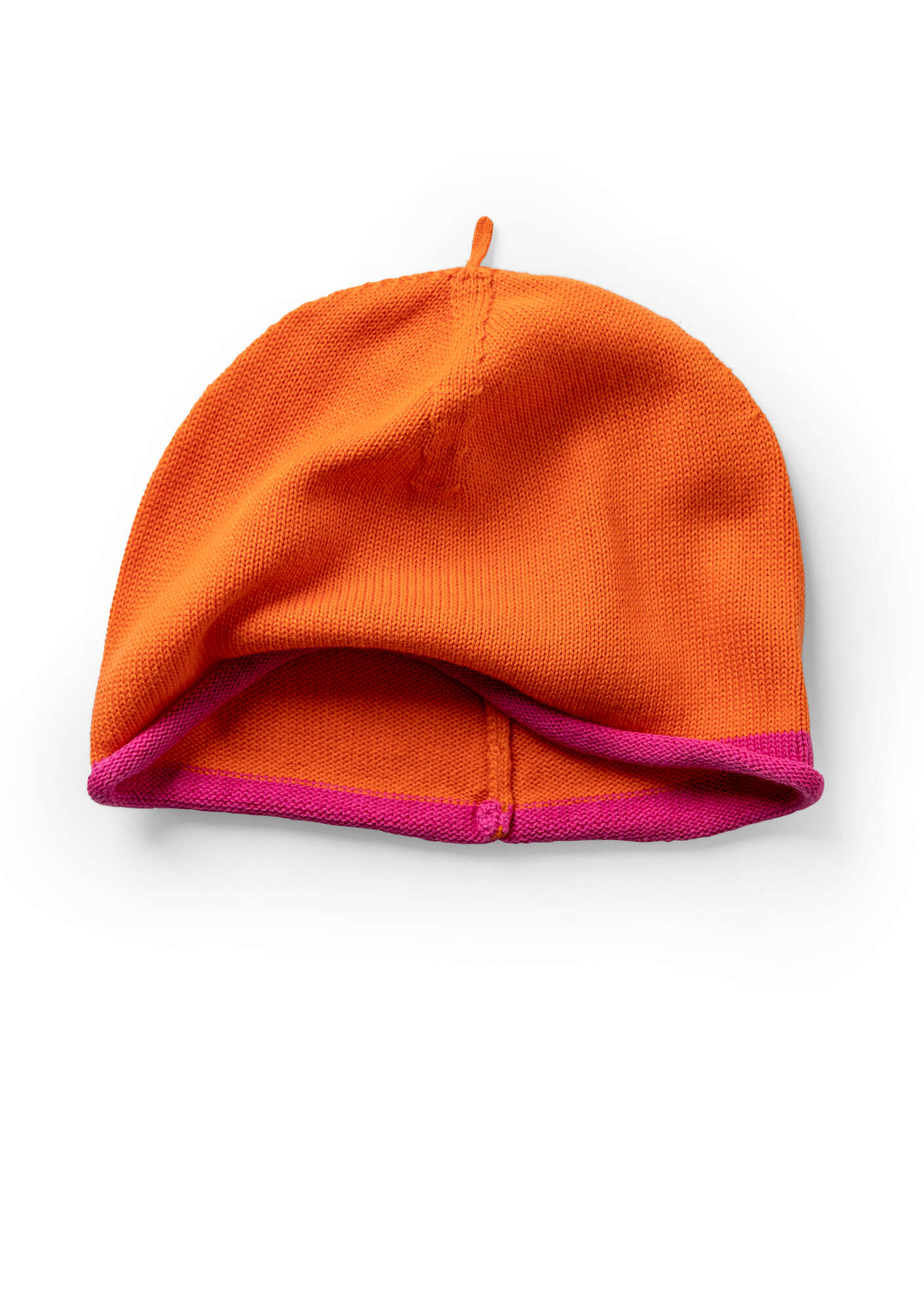 “Rainbow” hat in cotton, wool or cotton/wool  masala thumbnail