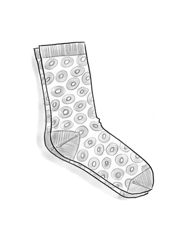 Socken „Billie“ aus Bio-Baumwolle - aquagrn