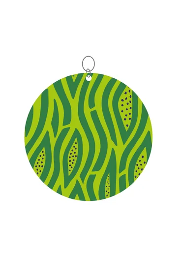 Pendentif "Botswana" en bois - basilic