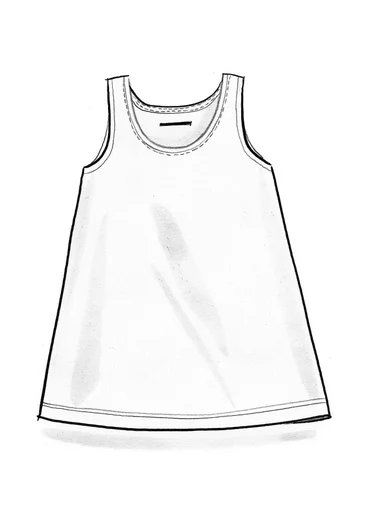 Jerseytop aus Bio-Baumwolle - schwarz