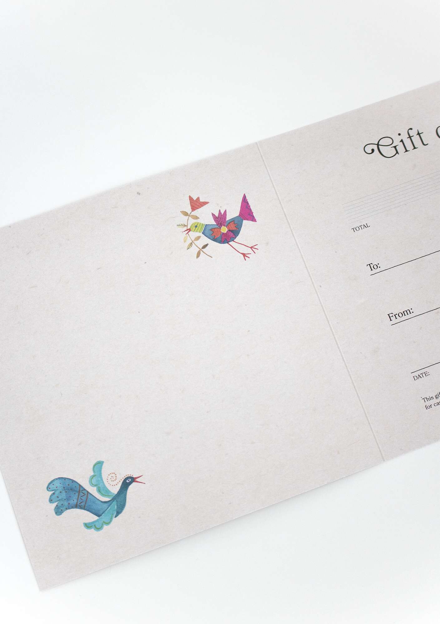Make things simple with a gift card 