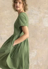 Jerseykleid „Himla“ aus Bio-Baumwolle - rosmarin