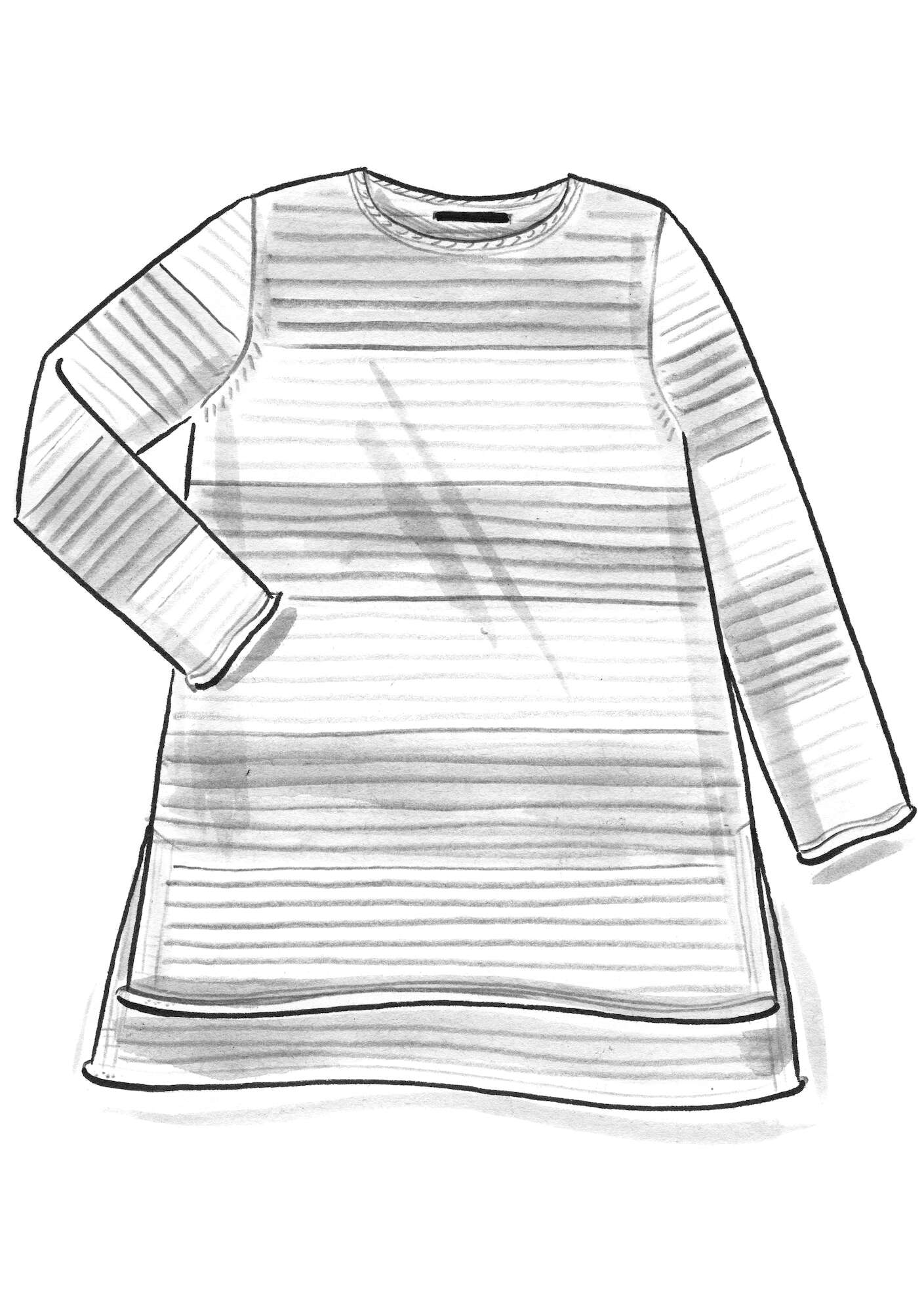 “Elina” sweater in organic cotton/cotton