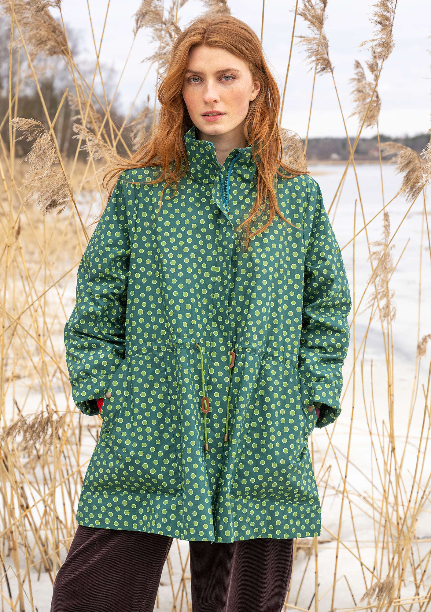 Lucy” woven organic cotton parka gudrunsjoden.com
