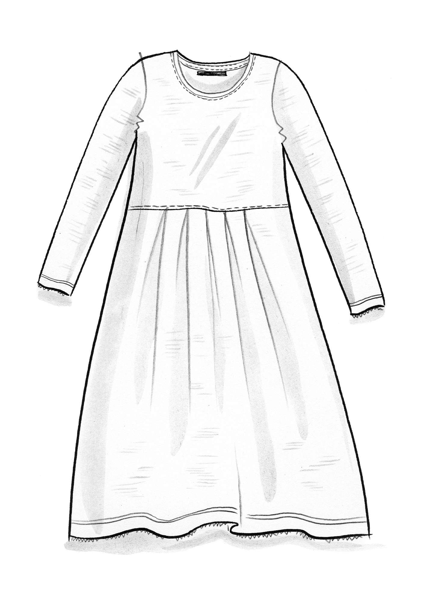 Linen dress lupin