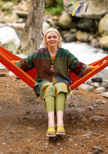 Kangasmekko "Hyderabad" ekopuuvillaa - avokado