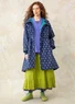 Parka "Francis" en coton biologique tissé (indigo foncé/motif XXL)