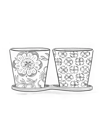 Kräutertöpfe „Desert Bloom“ aus Keramik - porslins0SP0bl