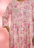 Geblümtes Kleid „Peace“ aus Bio-Baumwolle (hellpuderrosa L)