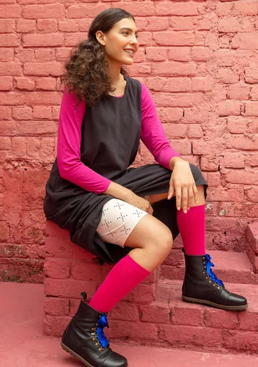 Jerseykleid „Sparkle“ aus Bio-Baumwolle - schwarz