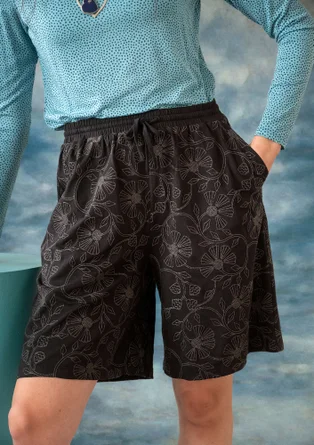Jerseyshorts „Runa“ aus Bio-Baumwolle - schwarz