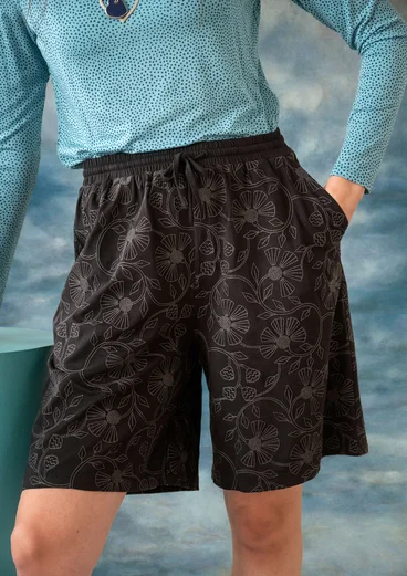 Jerseyshorts „Runa“ aus Bio-Baumwolle - schwarz