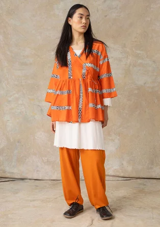 Blouse tissée « Zenit » en coton biologique - sorbe