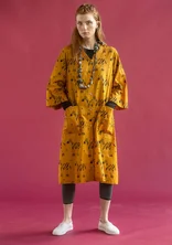 "Zebra" organic cotton dress - sahara