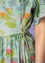 Vævet kjole "Iris" i økologisk bomuld (mynta M)