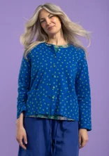 Dotted cardigan in organic cotton - safirbl