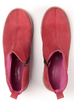 Jodhpur-Stiefeletten „Festival“ aus Nubukleder - rosenholz