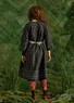 Robe "Kristine" en coton/laine (gris cendré M)